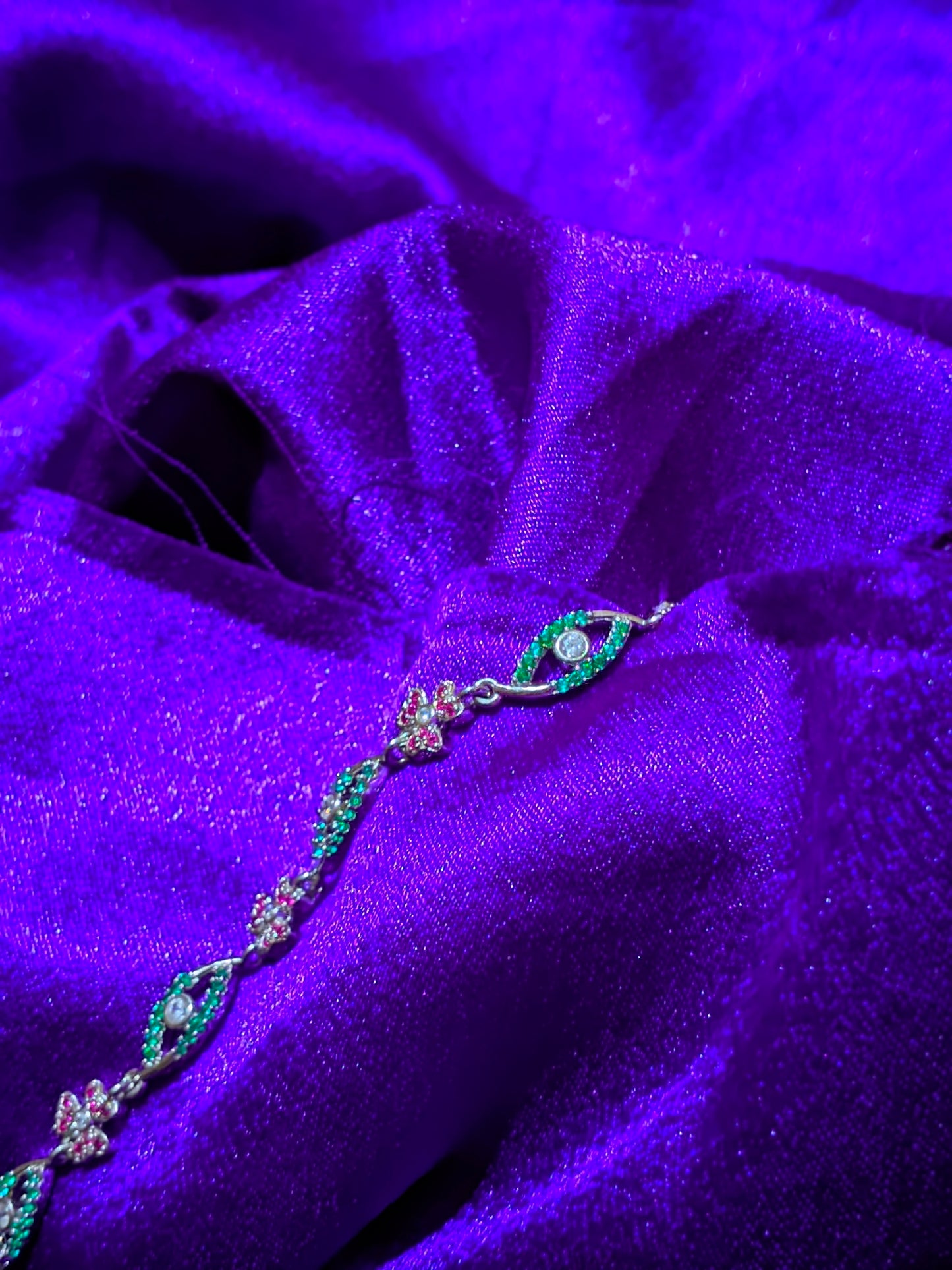 Emerald Bloom Bracelet