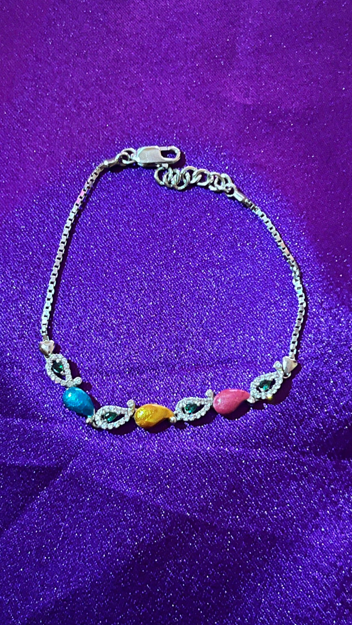 Rainbow Charm Bracelet
