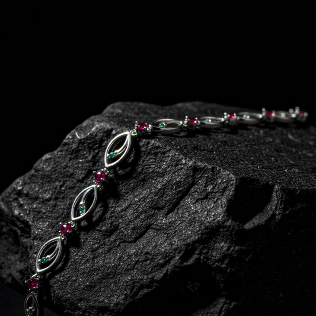 Crimson Petals Bracelet