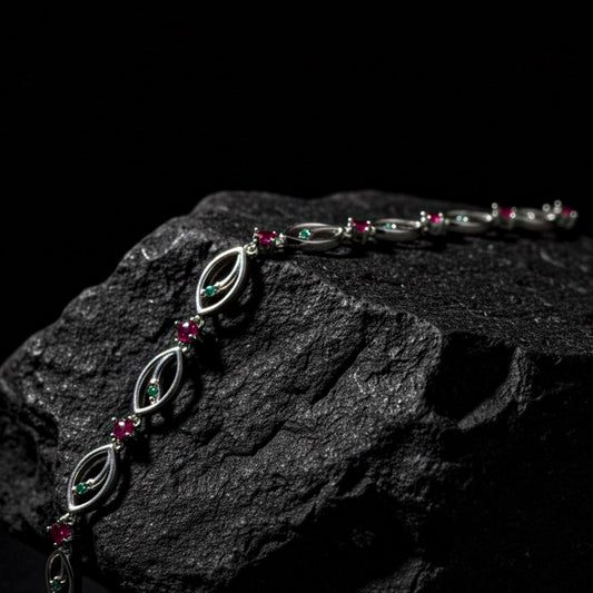 Crimson Petals Bracelet