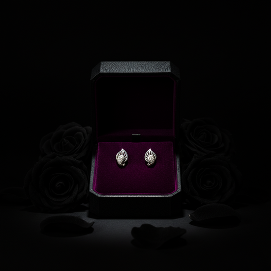 Classic Silver Leaf Earrings