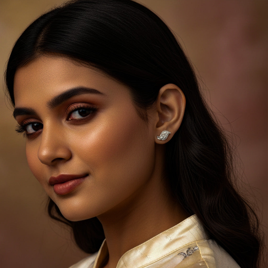 Elegant Leaf-Inspired Earrings