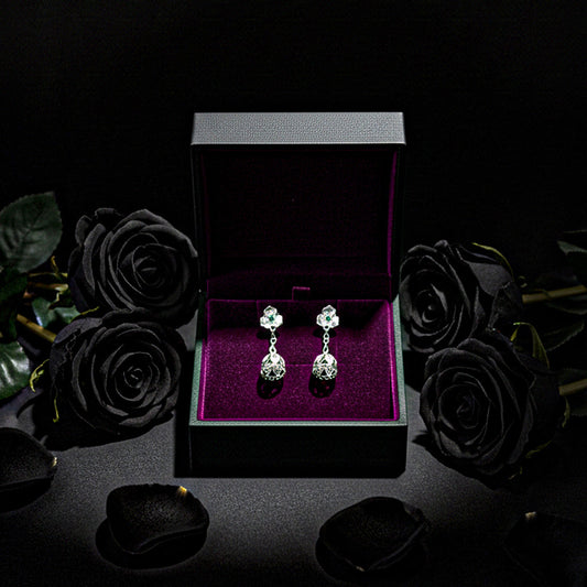 Twinkle This Diwali — Floral & Leaf Earrings Set