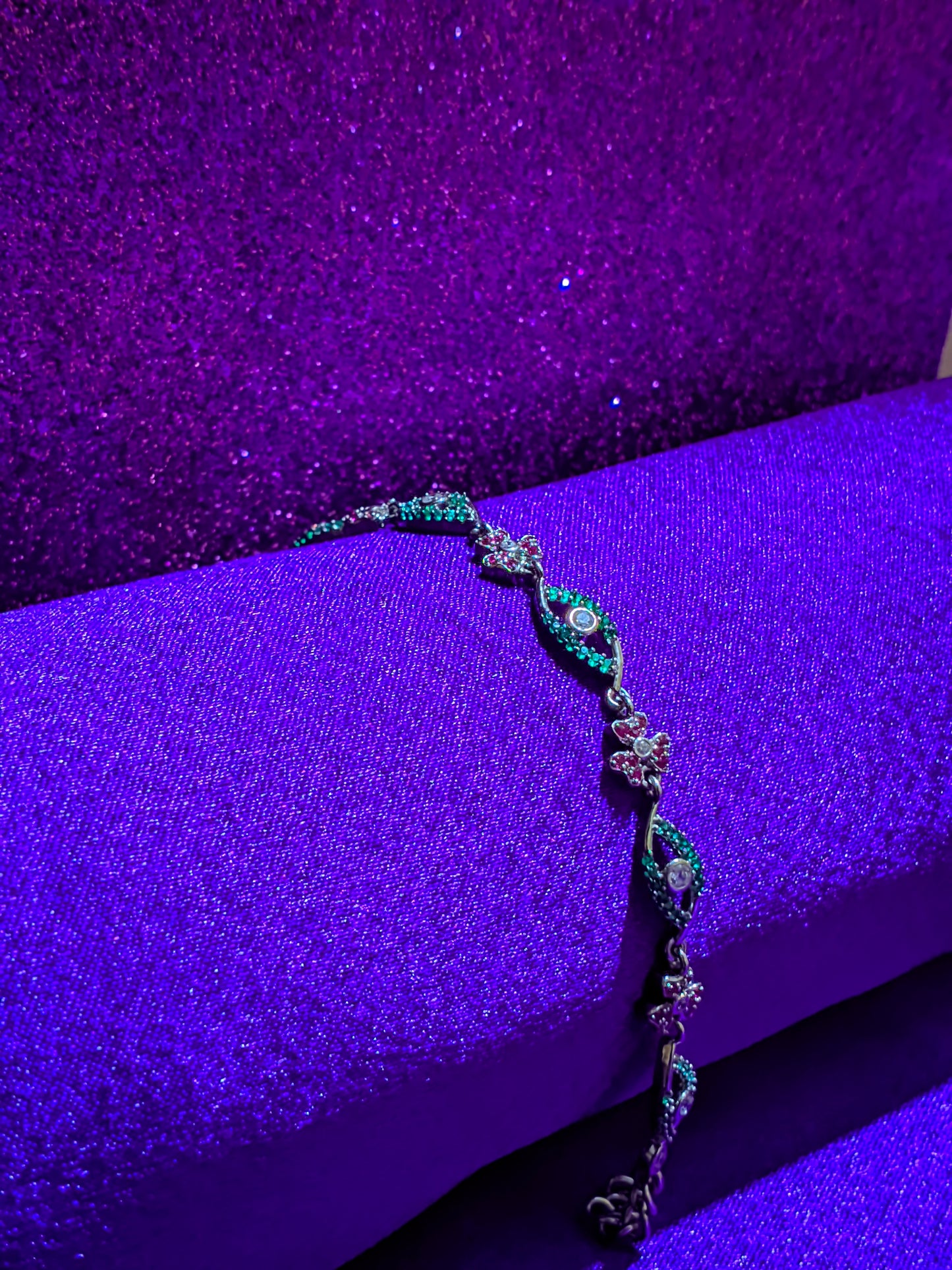 Emerald Bloom Bracelet