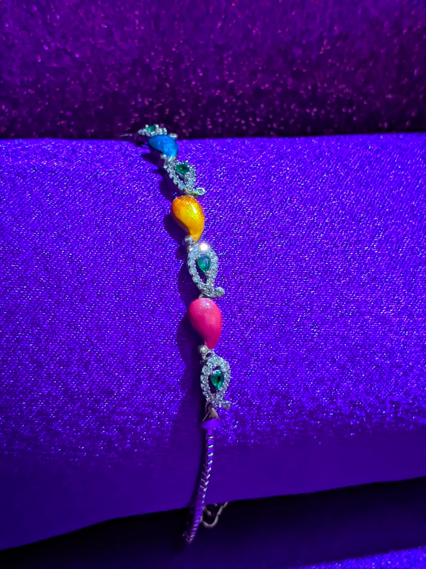 Rainbow Charm Bracelet