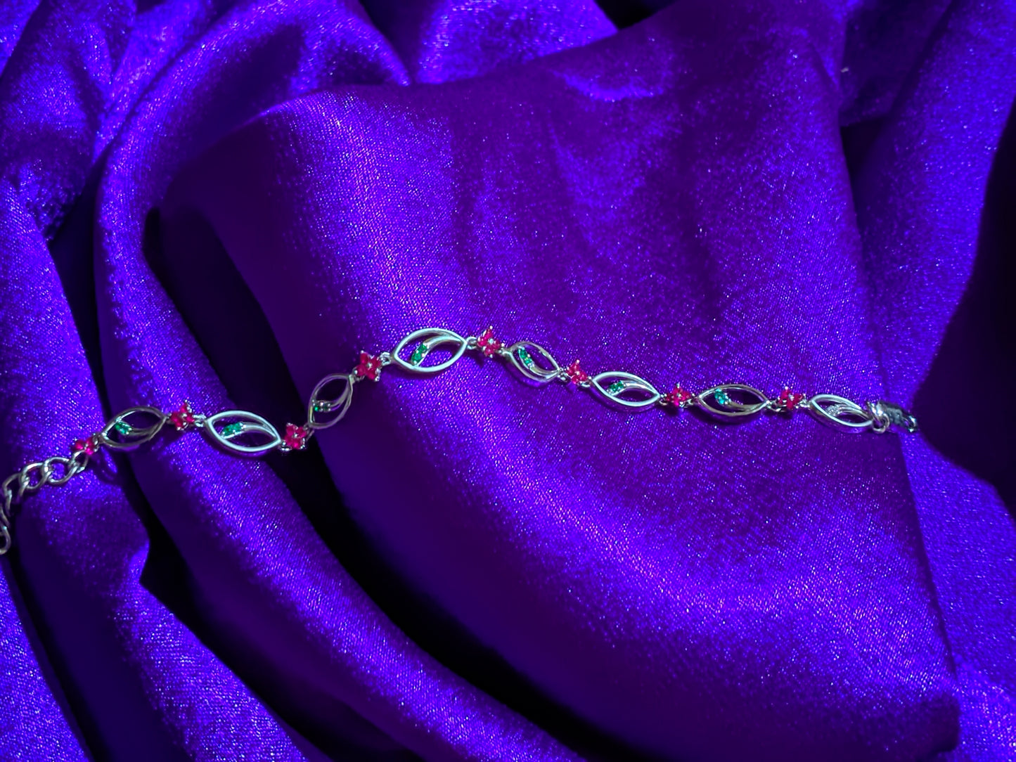 Crimson Petals Bracelet