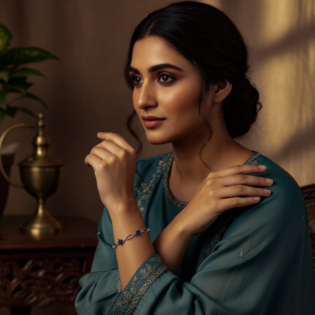 Midnight Blossom Bracelet