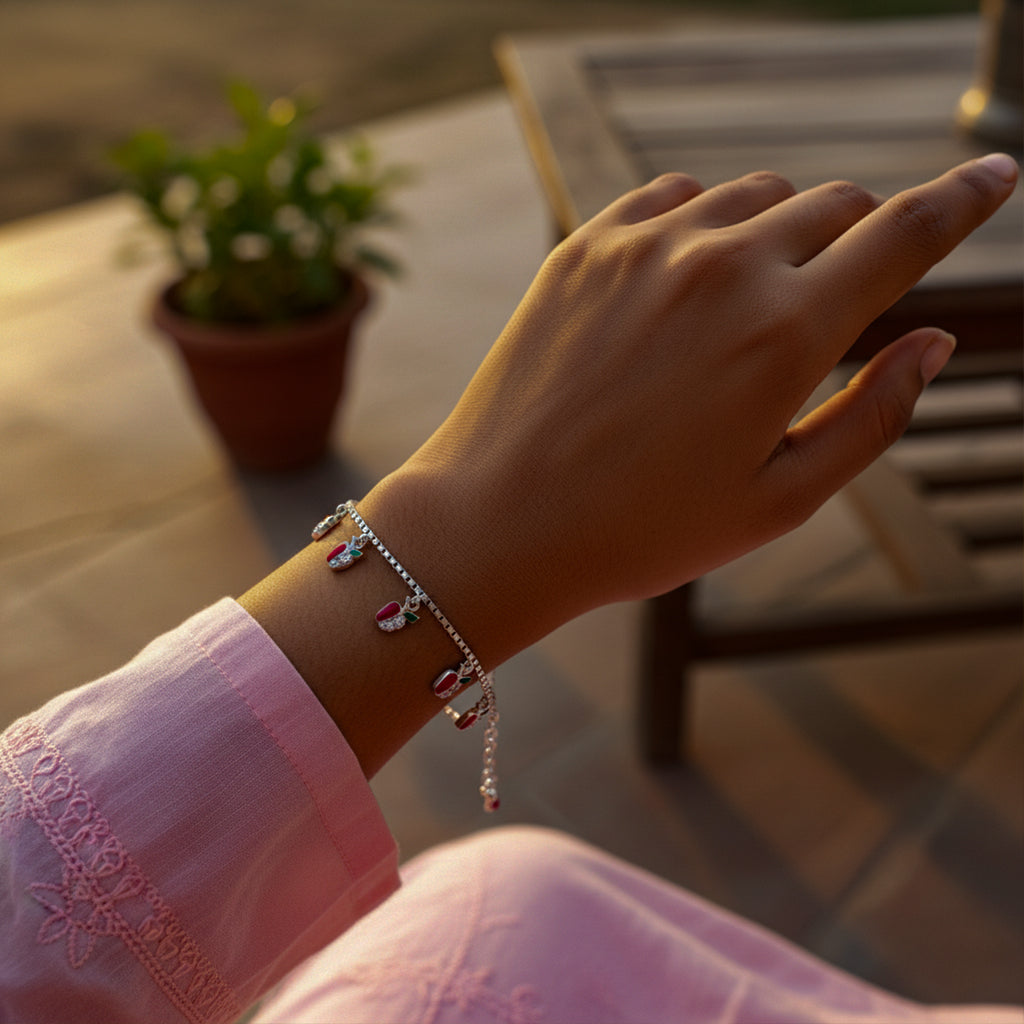 Berry Charm Bracelet