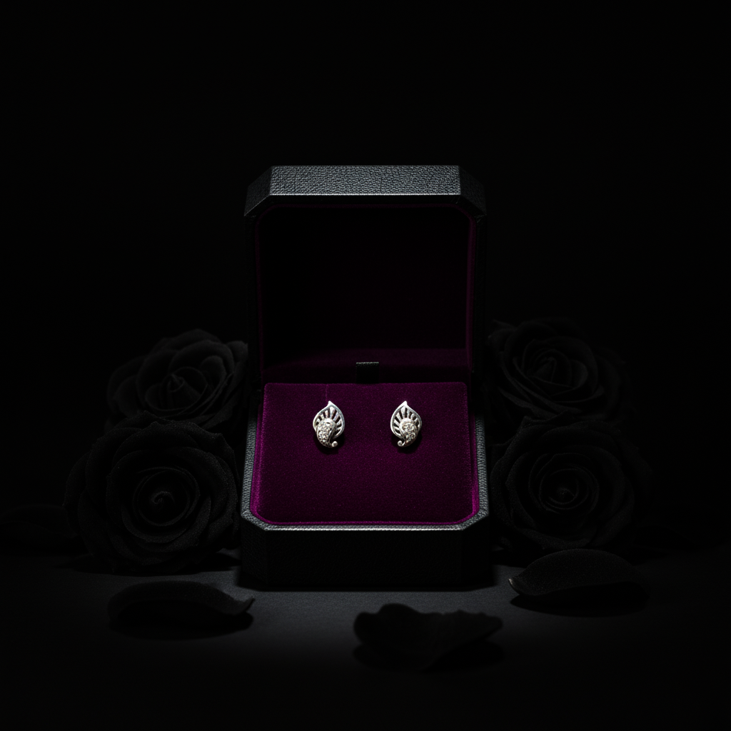 Classic Silver Leaf Earrings